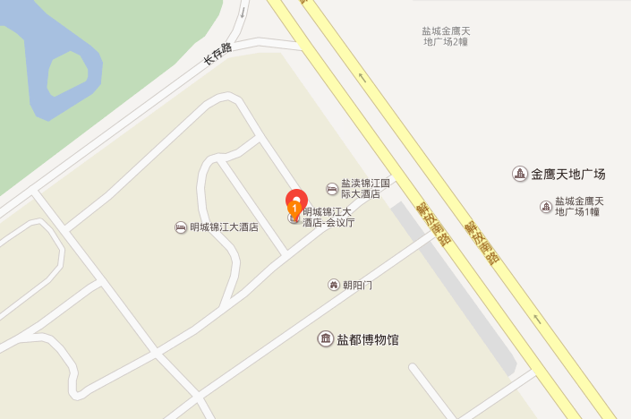 明城锦江大酒店地图